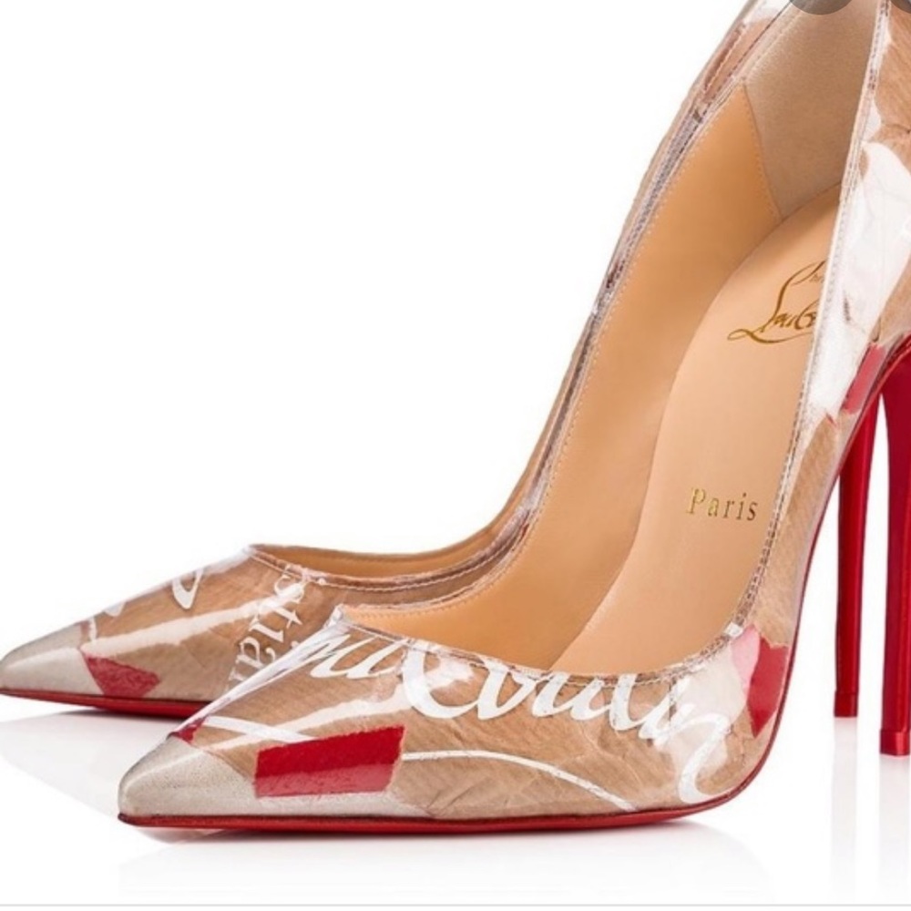 Christian Louboutin Piagallies 100 Kraft Pat